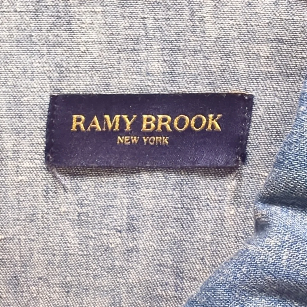 Ramy Brook Blue Denim Mini Dress
